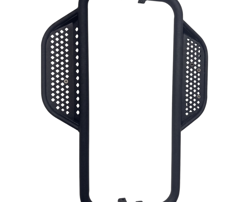 Kit de 2 marche-pieds pour voiturette de golf, disponible chez L'Entrepôt du Kart. Facilite la montée et la descente du véhicule en toute sécurité. Installation simple et rapide.